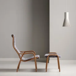 LAMINO FÅTÖLJ + PALL - EK