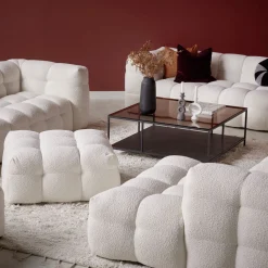MODULSOFFA CREAM - 3-SITS ARMSTÖD VÄNSTER